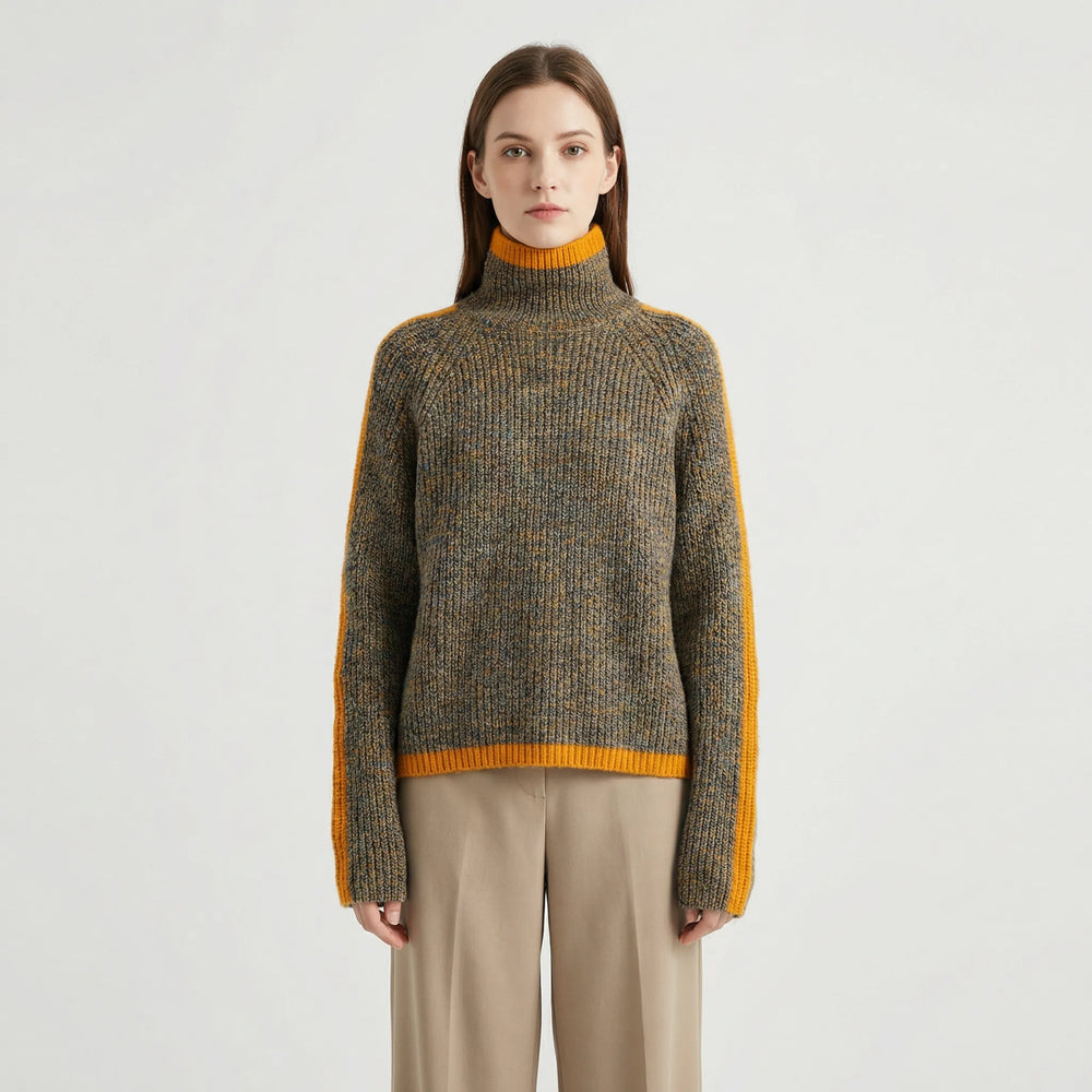 Locker Geschnittener Rollkragenpullover - Ayleen