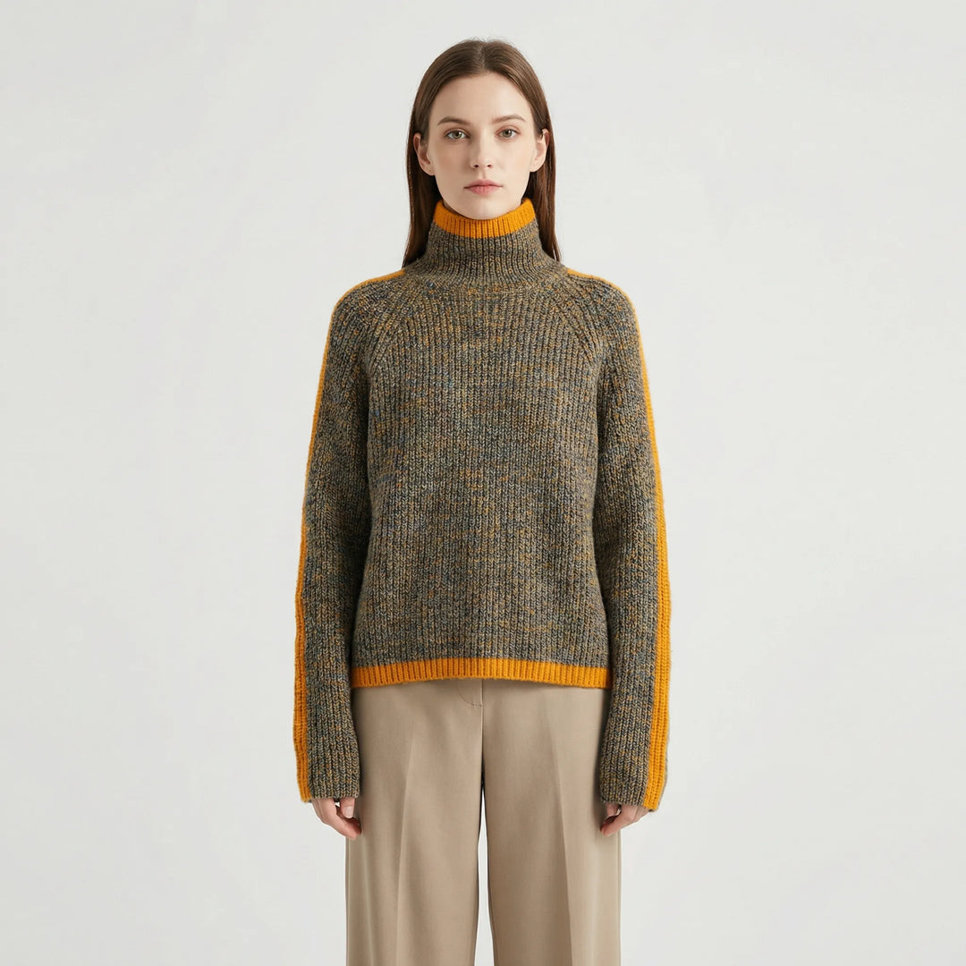 Locker Geschnittener Rollkragenpullover - Ayleen