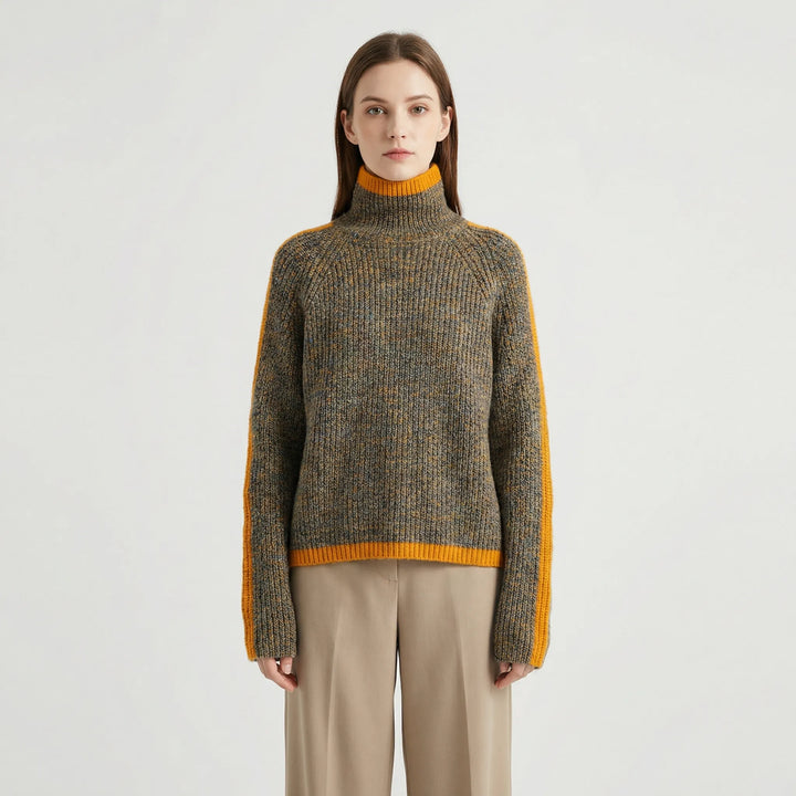 Locker Geschnittener Rollkragenpullover - Ayleen