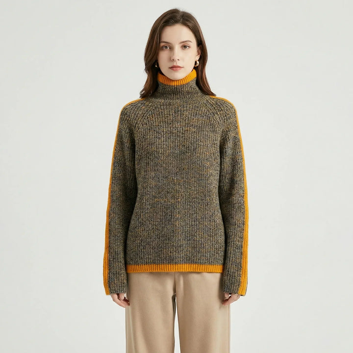 Locker Geschnittener Rollkragenpullover - Ayleen