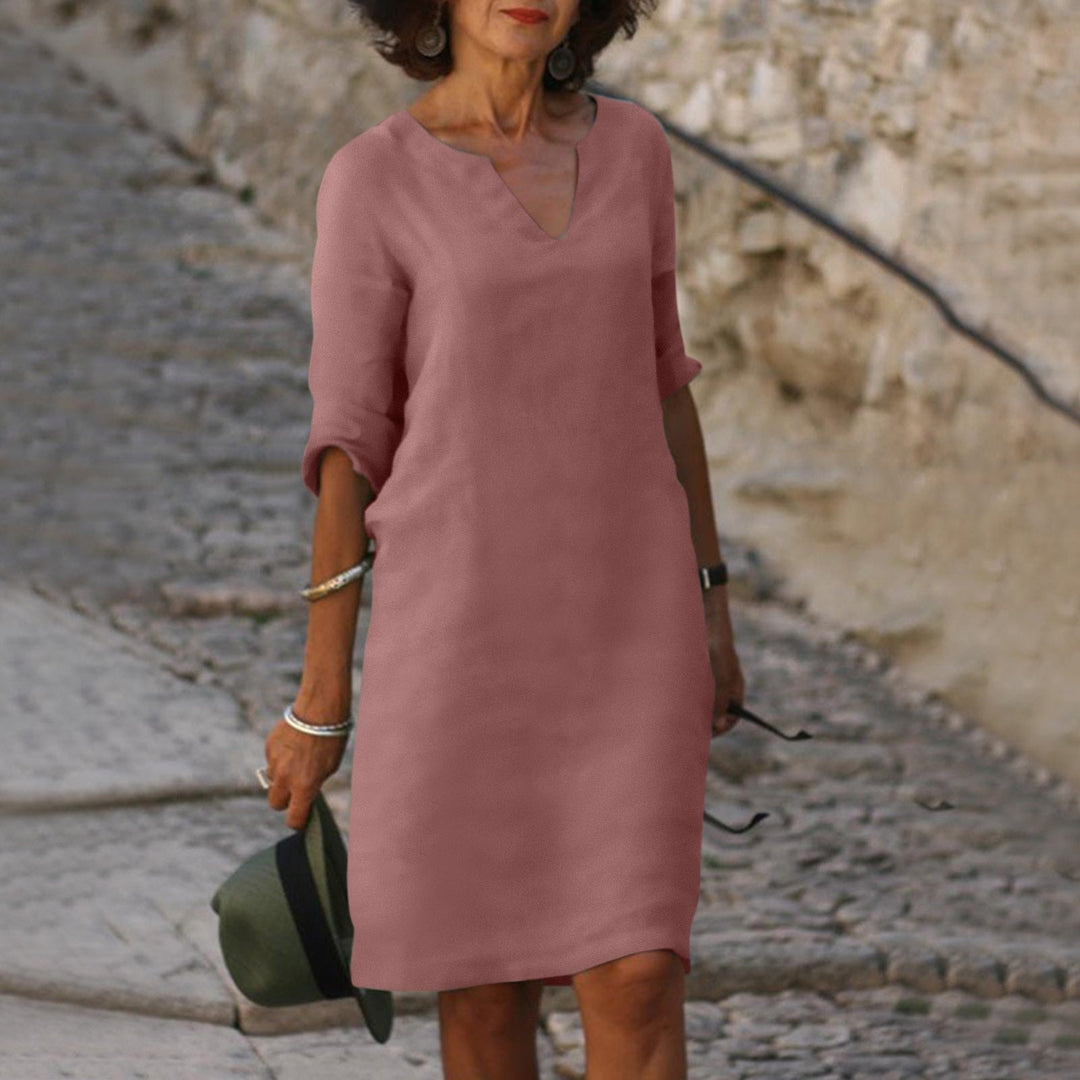 Locker Geschnittenes Sommerkleid - Janina