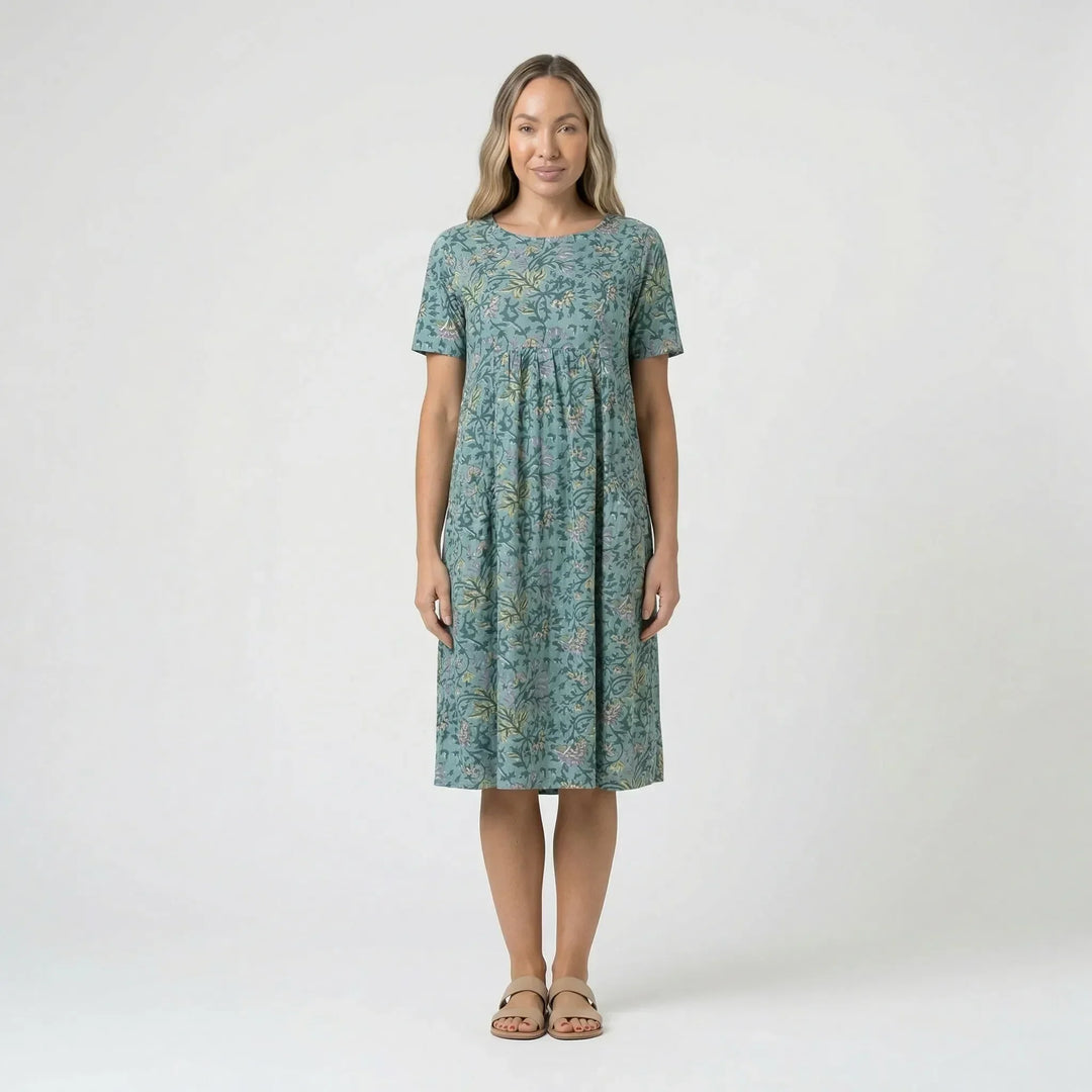 Locker Sitzendes Midikleid - Sandy