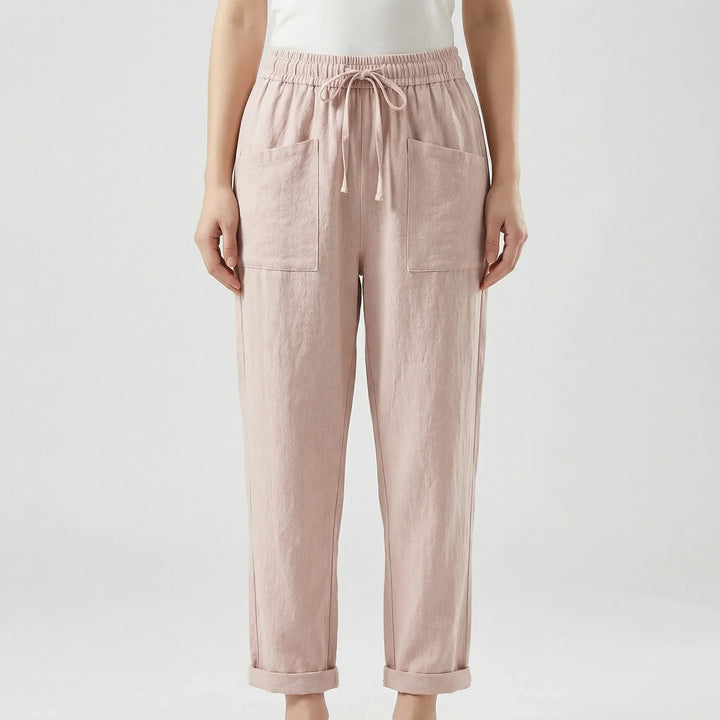 Lockere Damenhose Mit Elastischem Bund - Inez