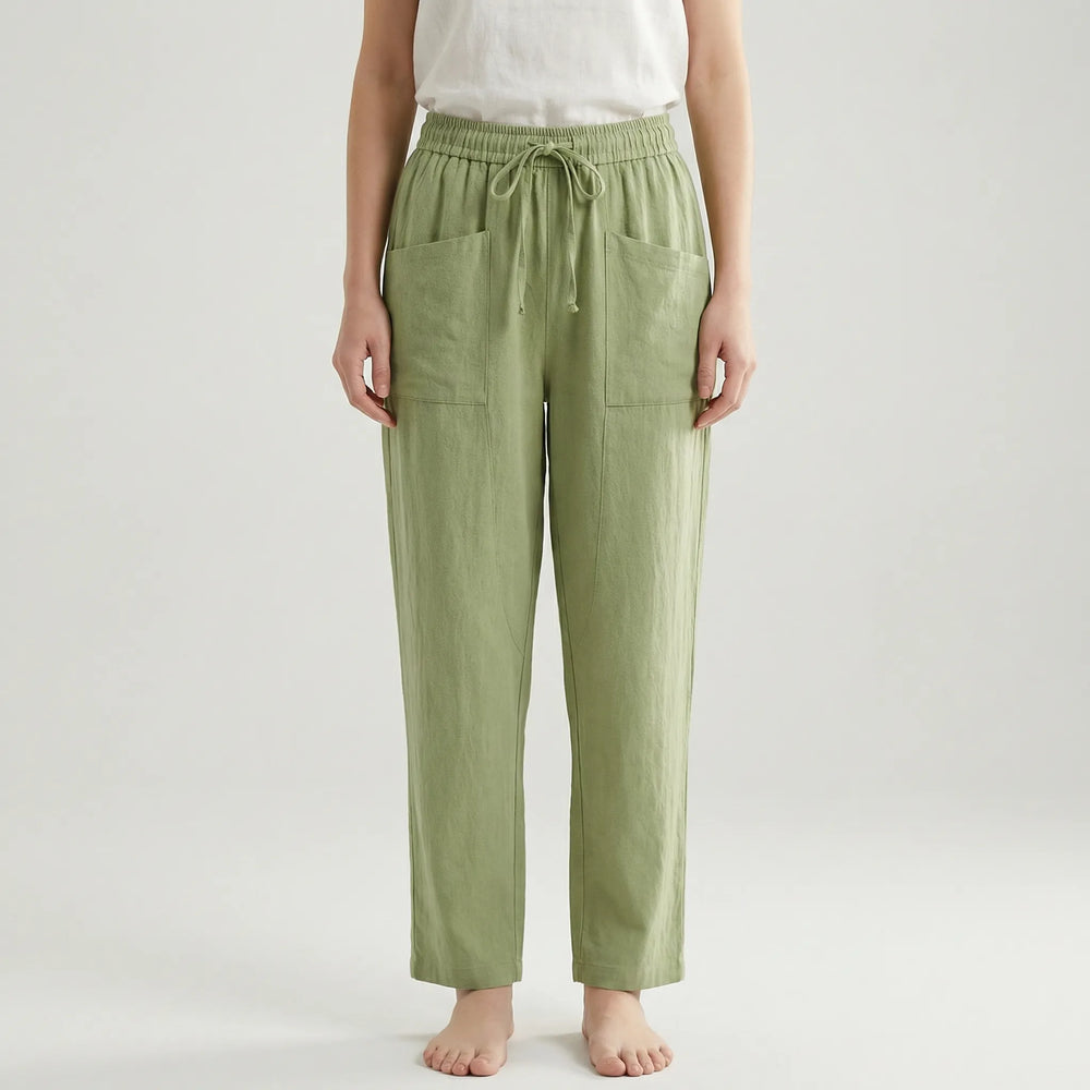 Lockere Damenhose Mit Elastischem Bund - Inez