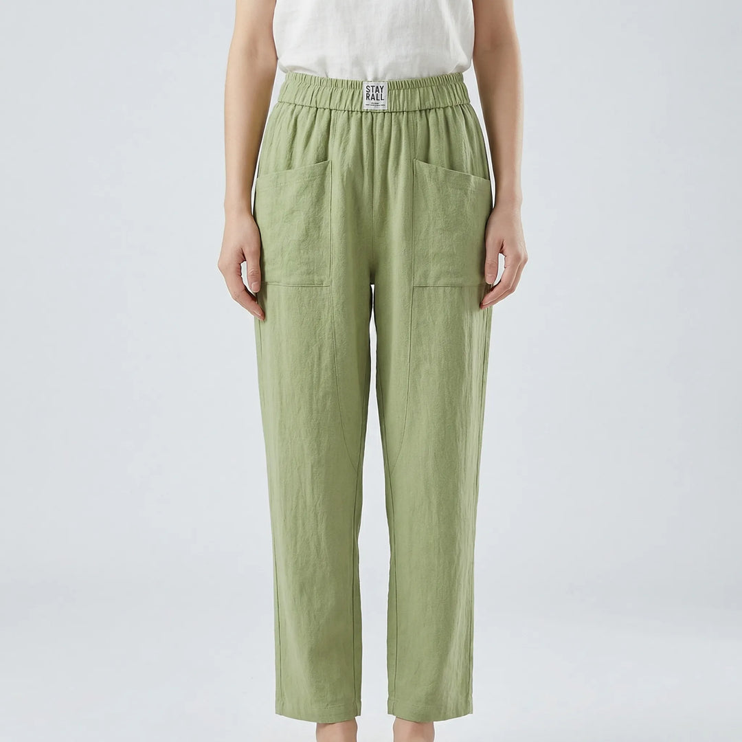 Lockere Damenhose Mit Elastischem Bund - Inez