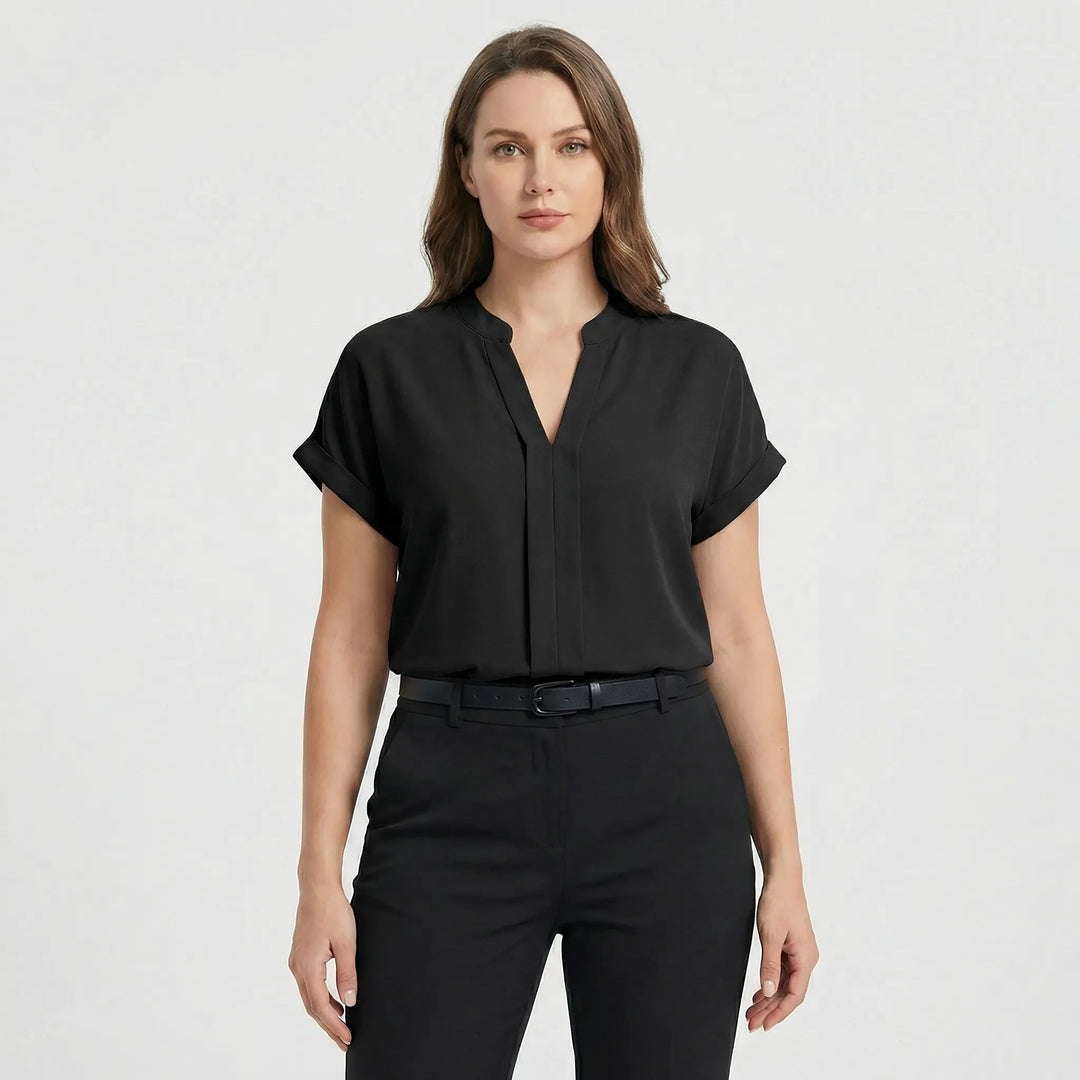 Lockere Taillierte Damenbluse - Riana