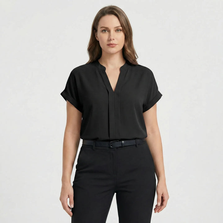 Lockere Taillierte Damenbluse - Riana