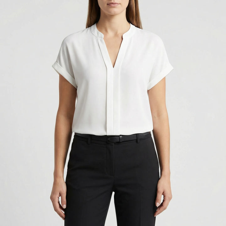 Lockere Taillierte Damenbluse - Riana