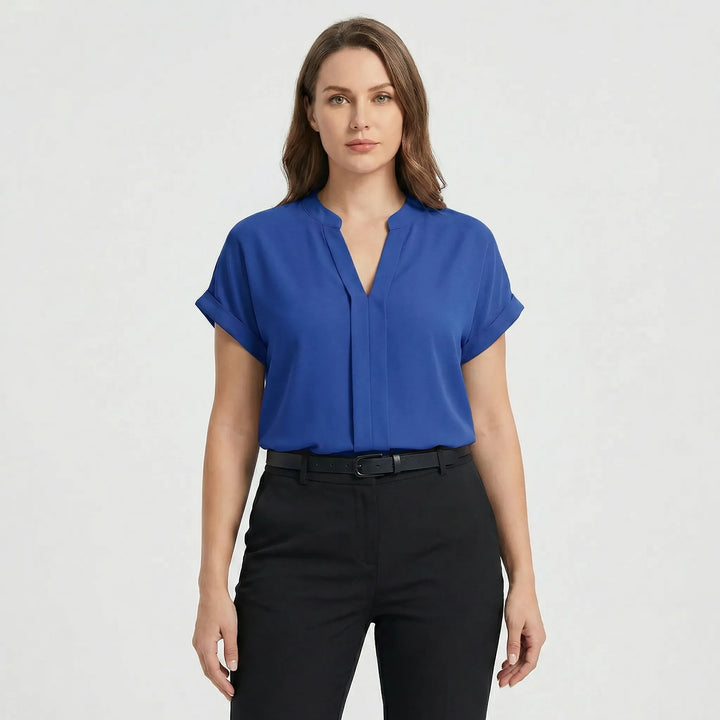 Lockere Taillierte Damenbluse - Riana