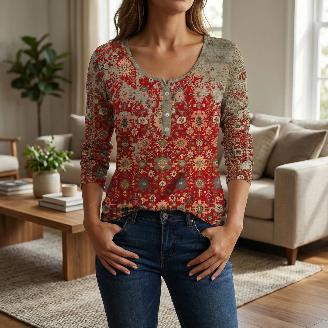 Lockerer Damen-Pullover Im Boho-Stil - Constance