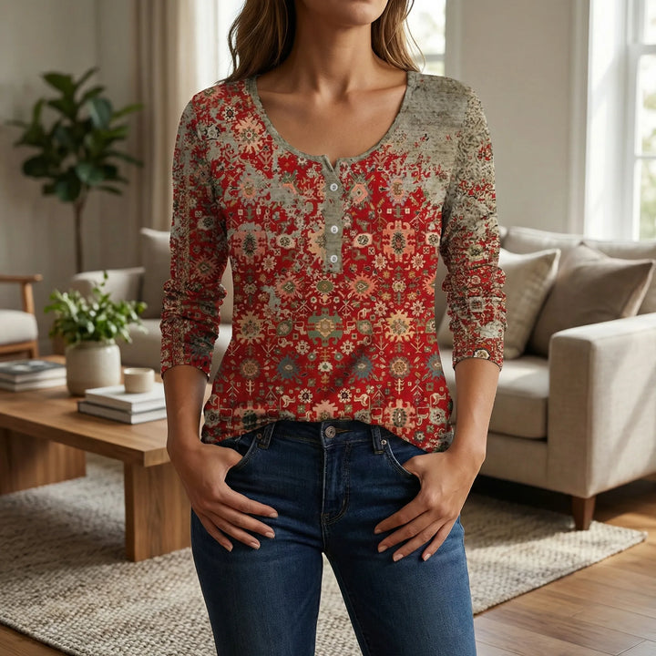 Lockerer Damen-Pullover Im Boho-Stil - Constance