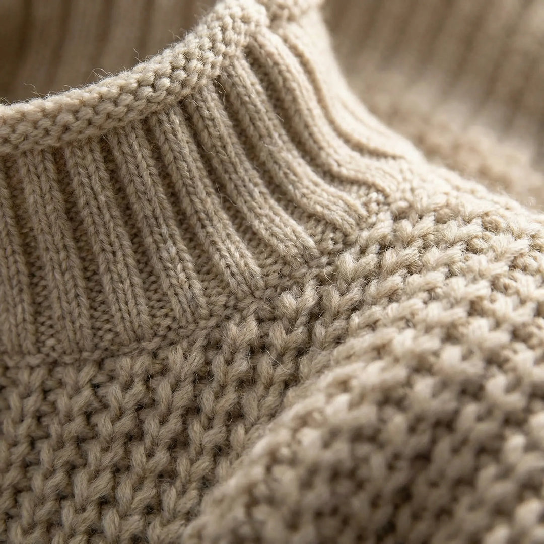 Lockerer Rollkragen-Strickpullover Für Damen - Dora