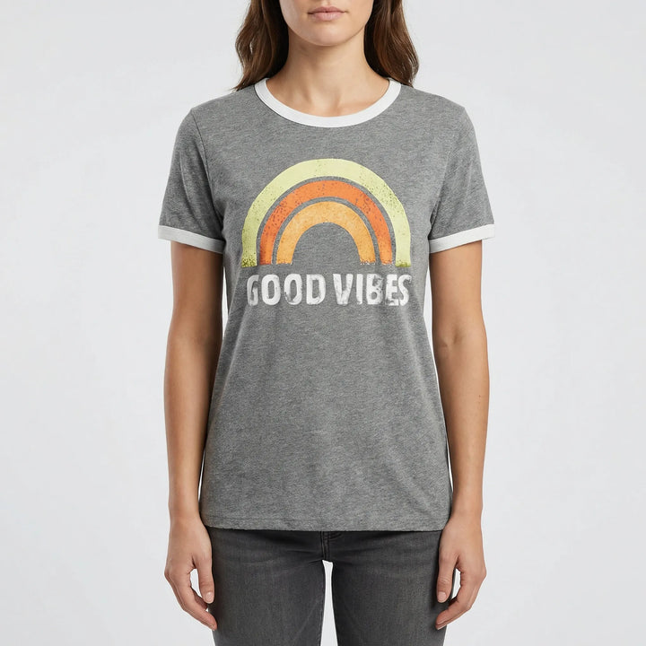 Lockeres Damen-Shirt Mit Regenbogenmotiv - Debbie