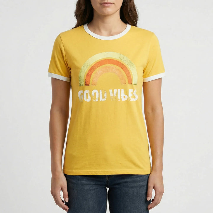 Lockeres Damen-Shirt Mit Regenbogenmotiv - Debbie