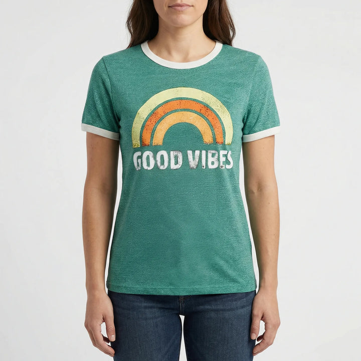 Lockeres Damen-Shirt Mit Regenbogenmotiv - Debbie