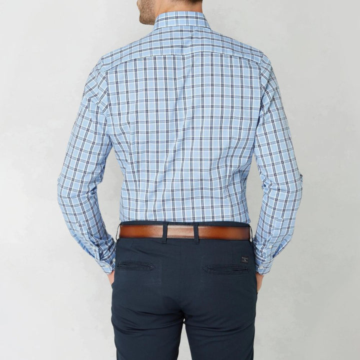 Long-Sleeve Shirt With A Classic Check Pattern - Alejandro