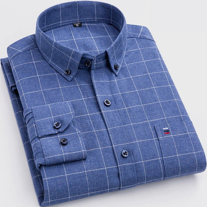 Long-Sleeve Shirt With A Classic Check Pattern - Alejandro