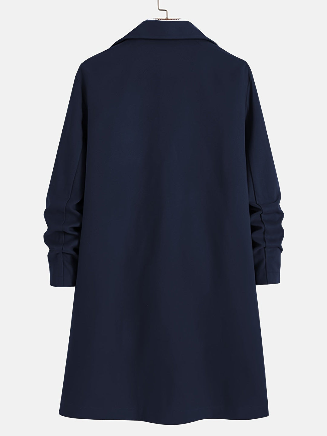 Long Single-Breasted Lapel Overcoat - Russell