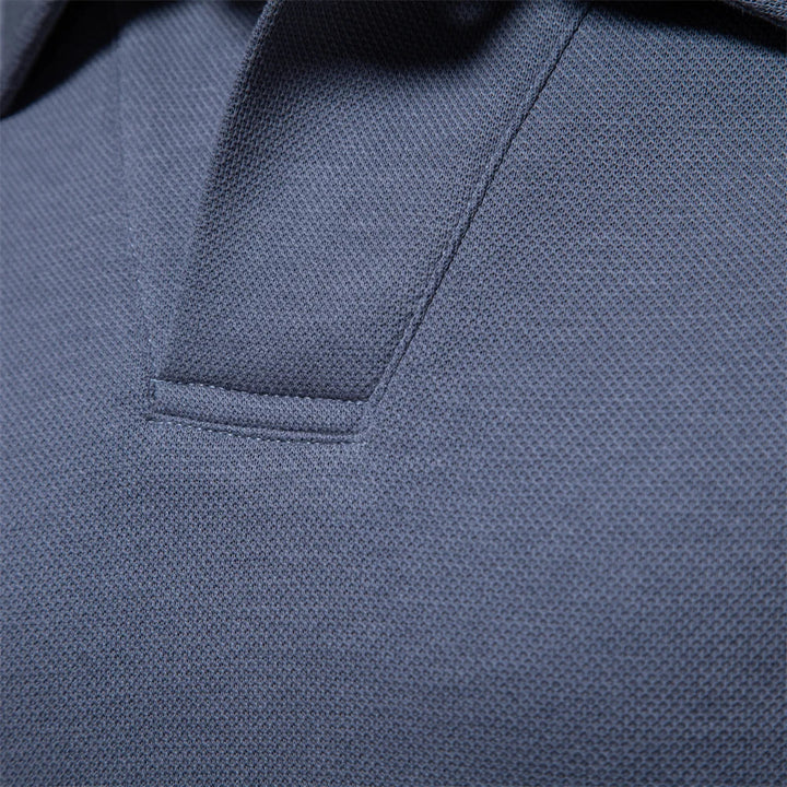 Long Sleeve Turn-Down Collar Polo - Carlton