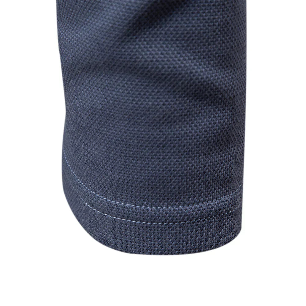 Long Sleeve Turn-Down Collar Polo - Carlton