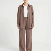 Loose Fit Two Piece Trouser Set - Desiree