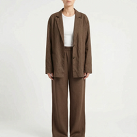 Loose Fit Two Piece Trouser Set - Desiree