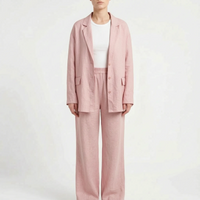 Loose Fit Two Piece Trouser Set - Desiree