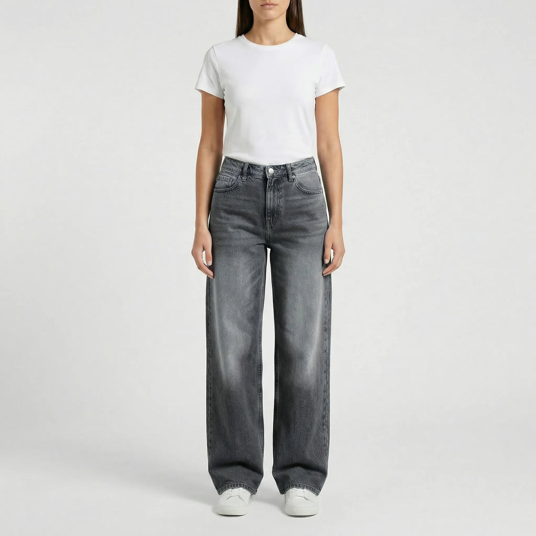 Low Rise Damenjeans Locker Geschnitten - Milla