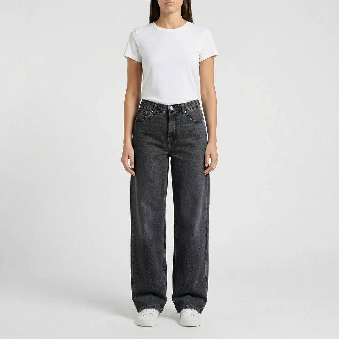Low Rise Damenjeans Locker Geschnitten - Milla