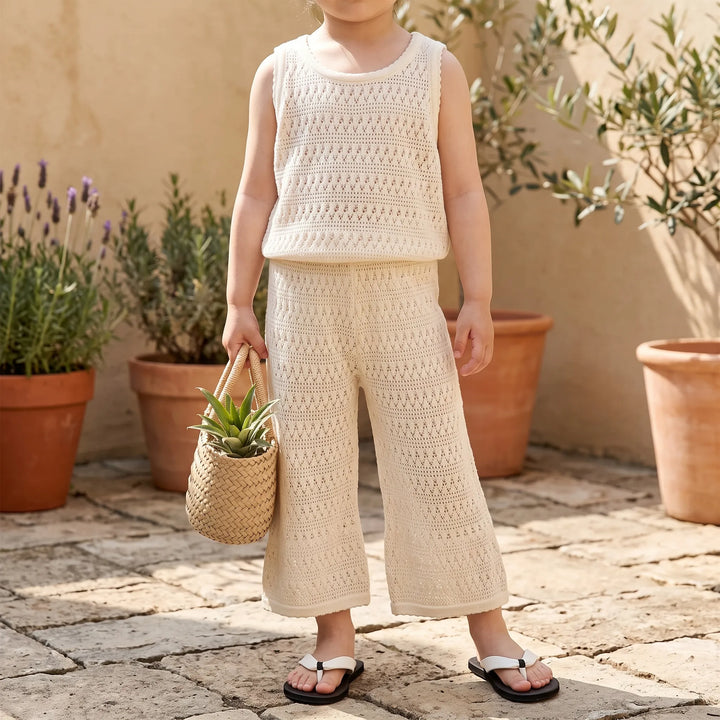 Luchtige Meisjes Kledingset Voor De Zomer - Aerina