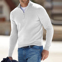 Comfortable Men's Sweater with Zipper - Milo
