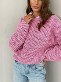 Oversized Grof Gebreide Trui voor Dames - Amara
