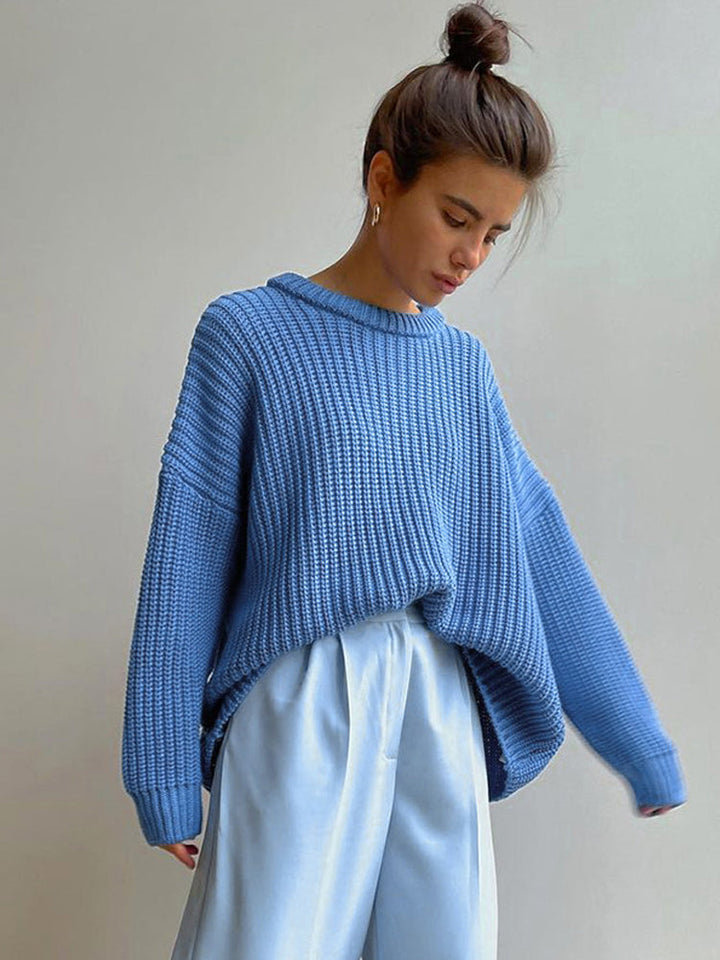 Oversized Grof Gebreide Trui voor Dames - Amara