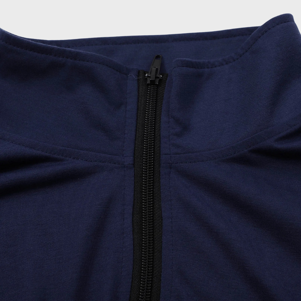 Warm Men's Sweater with Zipper - Elias