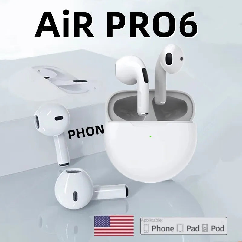 Sammy Jackson™ Air PRO6 In-Ears | Wireless Bluetooth Earphones