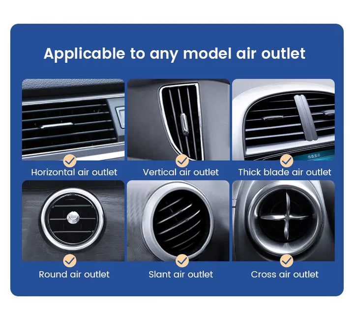 Sammy Jackson™ Car Holder | Op ventilatie gemonteerde mobiele telefoonstandaard
