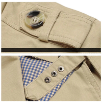 Sammy Jackson™ Płaszcz Trench | Stylowy długi płaszcz