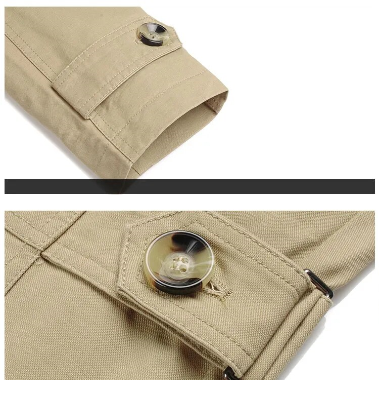 Sammy Jackson™ Płaszcz Trench | Stylowy długi płaszcz