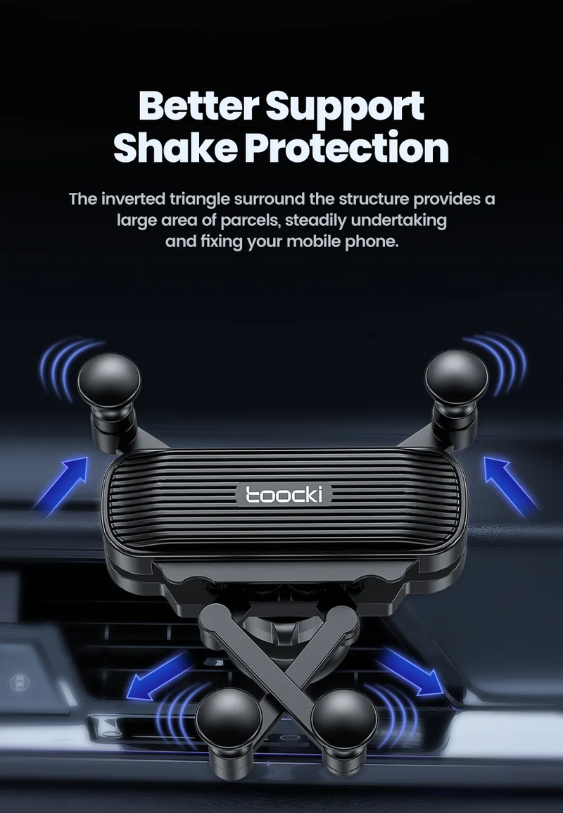 Sammy Jackson™ Car Holder | Op ventilatie gemonteerde mobiele telefoonstandaard