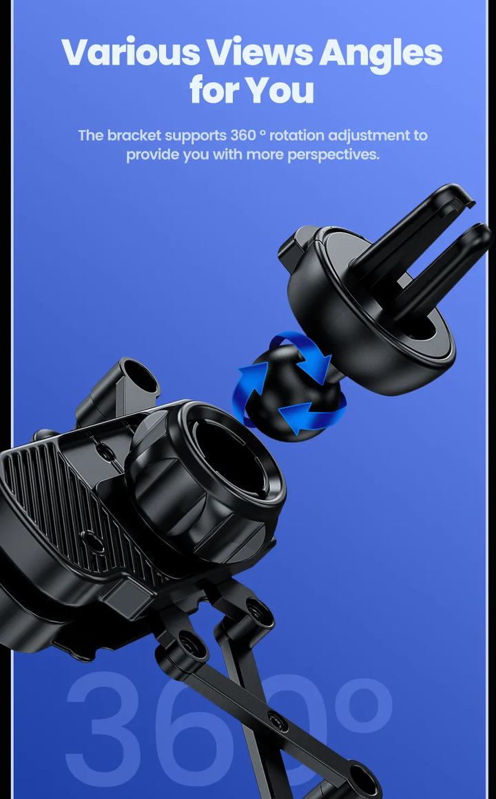 Sammy Jackson™ Car Holder | Op ventilatie gemonteerde mobiele telefoonstandaard