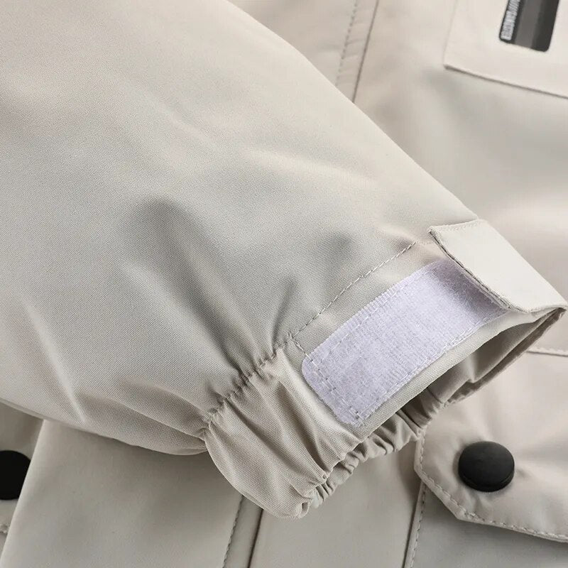 Sammy Jackson™ Winterparka met Fleecevoering | Winddicht jack met capuchon