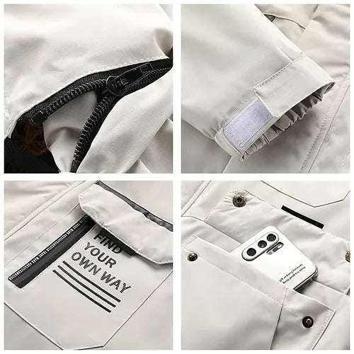 Sammy Jackson™ Ultralight Windbreaker | Waterproof Jacket with Hood