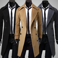 Sammy Jackson™ Britse Trenchcoat| Winddichte jas met dubbele rij knopen
