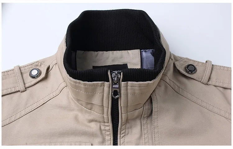 Sammy Jackson™ Slim Fit Windbreaker | Military Style for Every Day