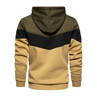 Bluza z kapturem Sammy Jackson™ Patchwork | Ciepły polar streetwear