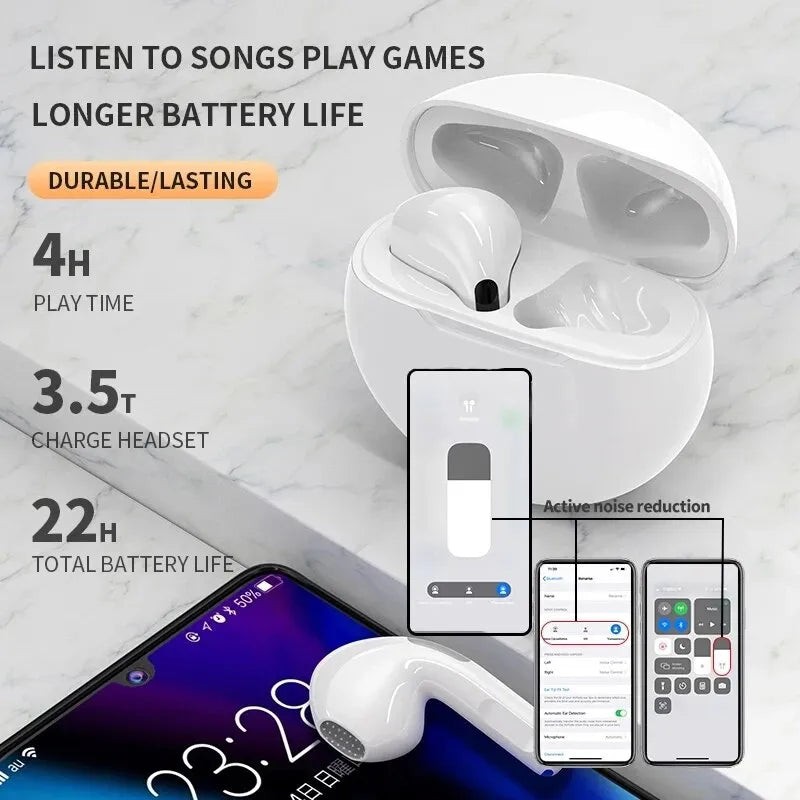 Sammy Jackson™ Air PRO6 In-Ears | Wireless Bluetooth Earphones