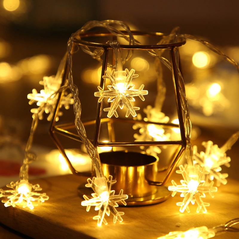 Sneeuwvlok LED Lichtslinger (6 m) - FrostyTwinkle