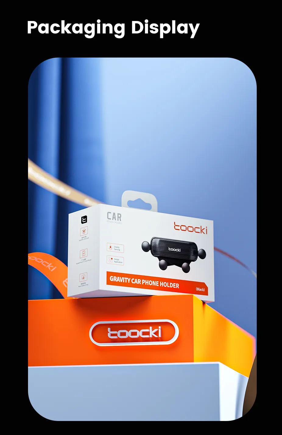 Sammy Jackson™ Car Holder | Op ventilatie gemonteerde mobiele telefoonstandaard
