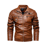 Sammy Jackson™ Leather Jacket | Casual Warm Jacket