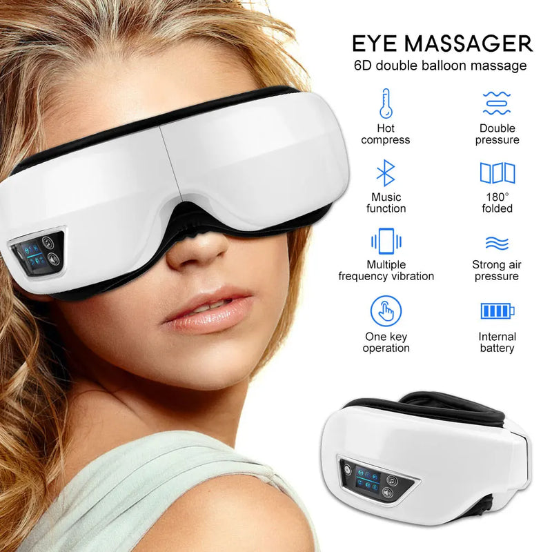 Sammy Jackson™ 6D EyeMassager | Slimme Airbag Trillingen Oogzorg